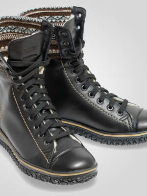 Dark High Shoes